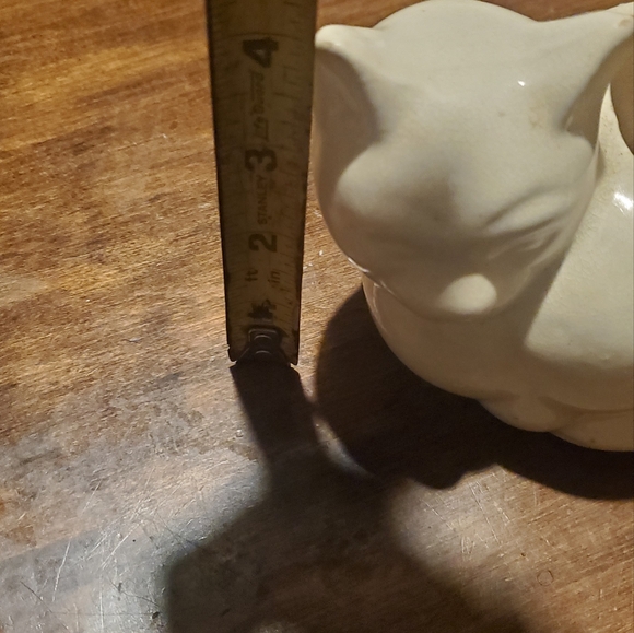 White Siamese cat kitty planter - Picture 3 of 8